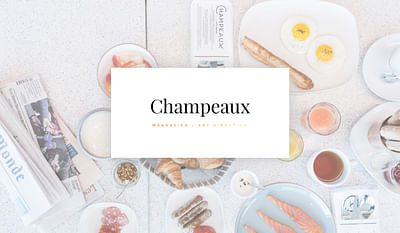 Restaurant Champeaux - Alain Ducasse - Ergonomie (UX / UI)