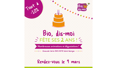 Campagne digitale pour le magasin Bio, dis-moi - Stratégie digitale