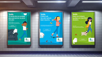 Campagne propreté pour la Ville de Courbevoie - Graphic Design