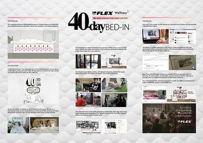 40-DAY BED-IN - Publicidad