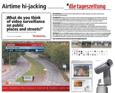 Airtime hi-jacking - Advertising
