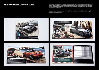 MINI ROADSTER LAUNCH FLYER - Advertising
