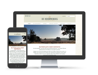De Hoorneboeg - Website Creatie