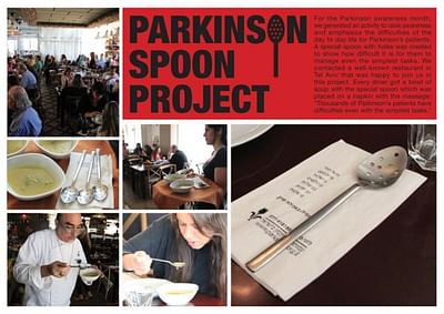 Parkinson spoon project - Publicité