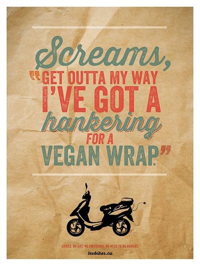 Vegan Wrap - Advertising