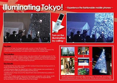 ILLUMINATING TOKYO! - Publicité