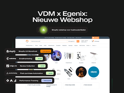 VDM Home Products - Shopify Webshop Ontwikkeling - Marketing