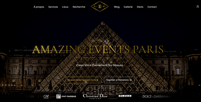 Amazing Events Paris - Création de site internet