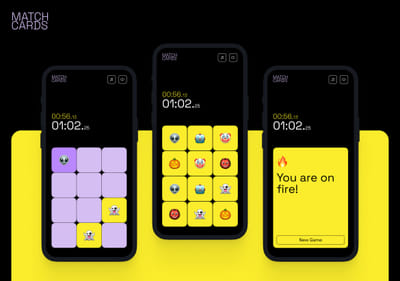 Match Cards - Ergonomie (UX/UI)