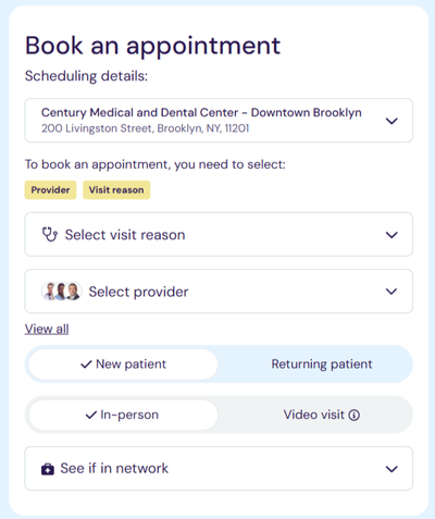 Medical Appointment Scheduling Software - Produkt Management