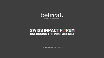 SWISS IMPACT FORUM 2023 - B CORP COMMUNITY - Evénementiel