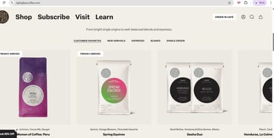 sightglasscoffee - E-commerce
