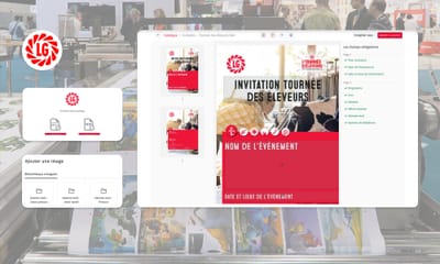 Web-to-print LG Seeds - Application web