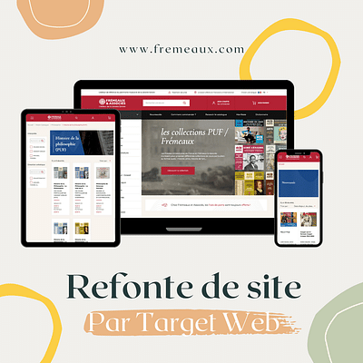 Refonte de site e-commerce : Fremeaux - Création de site internet