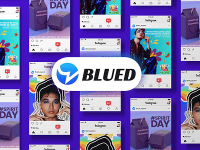 BLUED - Réseaux sociaux