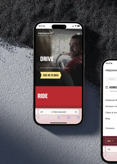 FreeNow - Global Mobility Platform - Creación de Sitios Web