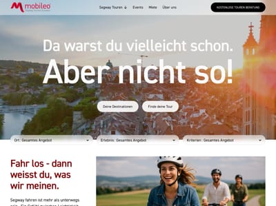 Premium Webdesign für Schweizer Tourismus Unternehmen - Artificial Intelligence