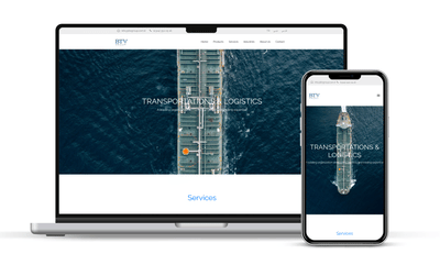 Transportation Company Web Design - Reclame