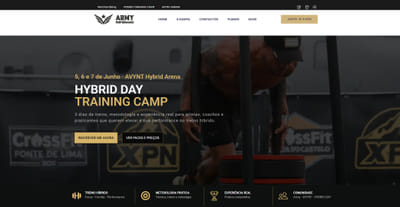Hybrid Day Training Camp Landing Page - Creación de Sitios Web