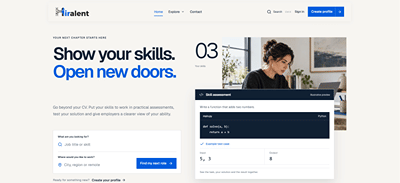 Hiralent - Création de site internet