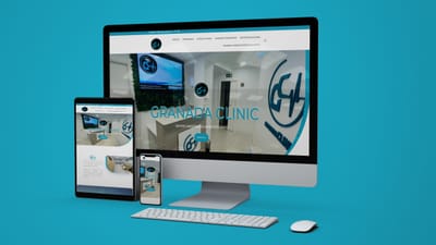 Página web de "Granada Clinic" - Webseitengestaltung