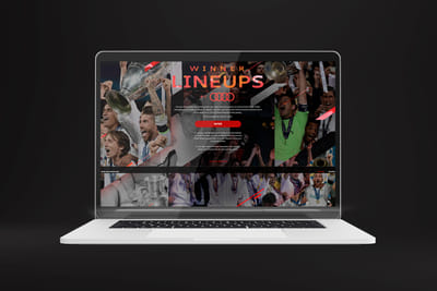 Generación de leads - Real Madrid C.F. - Webseitengestaltung