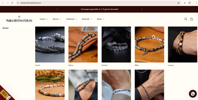 E-commerce gioielli di lusso - Creación de Sitios Web