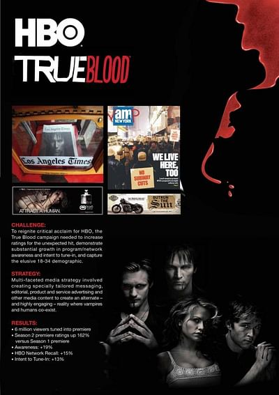 TRUE BLOOD SEASON 2 - Publicité