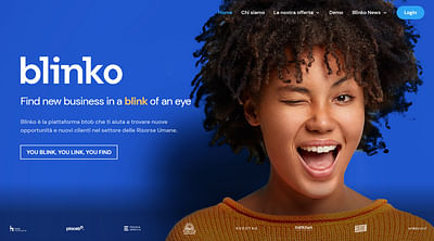 Blinko - web e UX design - Website Creation