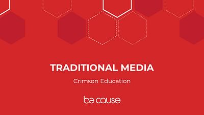 Traditional media retainer: Crimson Education - Relations publiques (RP)