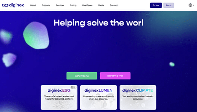 Diginex - Website Creatie