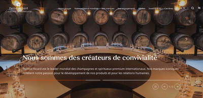 Pernod Ricard - Ergonomie (UX/UI)