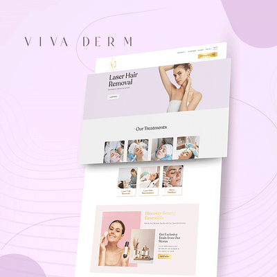VivaDerm Web Design - Website Creation