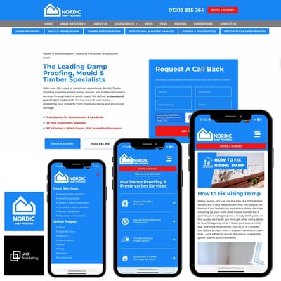 Nordic Damp Proofing Website - SEO