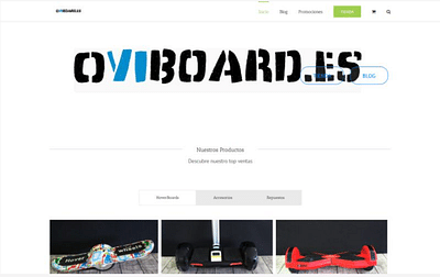 OVIBOARD - Website Creatie