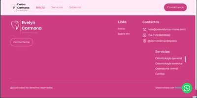 Website - Evelyn Carmona - Création de site internet
