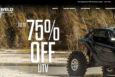 Weld Racing - Web Development - Web Application
