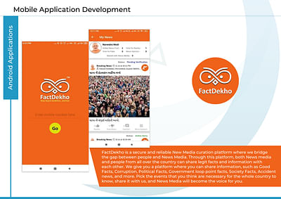 Fact Dekho News and Media Application - Application mobile