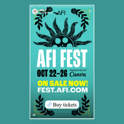AFI FEST 2025 Full-Funnel Digital Campaign — 14.8x ROAS - Online Advertising