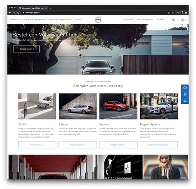 Volvo - Webmanagement - Website Creatie