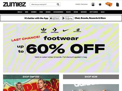 Zumiez: Bold Branding & Creative Identity Design - Website Creation