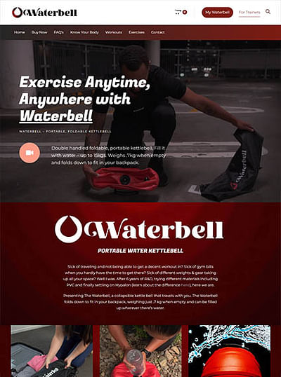 Waterbell Website - Création de site internet