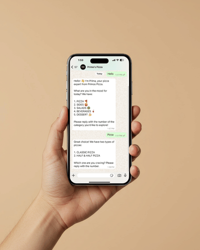 Primos Pizza: Bringing Conversational Commerce to WhatsApp - E-commerce