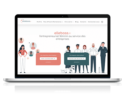 Elleboss | Application web - Website Creatie