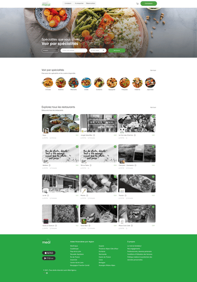 Marketplace restauration - Application web