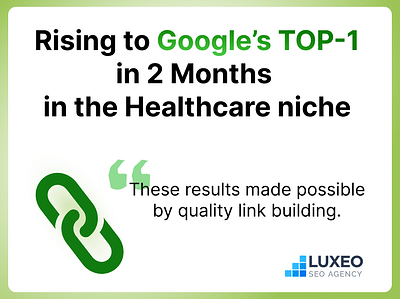 Google’s TOP-1 in 2 Months in the Healthcare - SEO