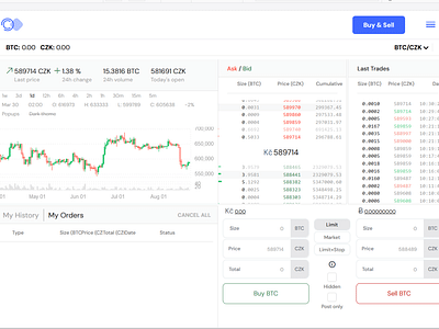 Development of the Coinmate crypto exchange - Software Ontwikkeling