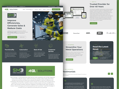 Website Redesign for 4GL Solutions - Creación de Sitios Web