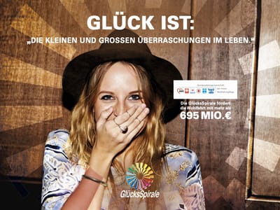 Glücksspirale – Kampagne "Glück ist …" - Markenbildung & Positionierung