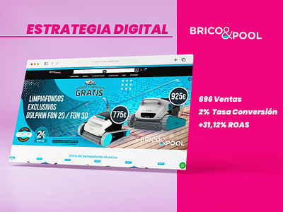 Brico&Pool: Estrategia Digital - SEM y Social Ads - Publicidad Online
